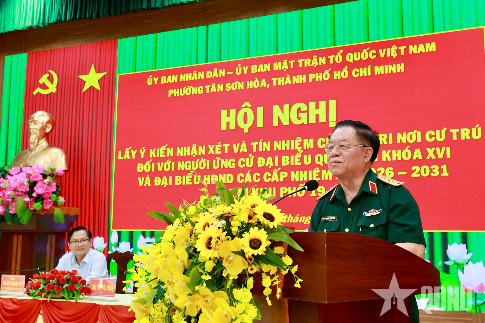 TP Hồ Chí Minh: Cử tri biểu quyết, nhất trí tín nhiệm Đại tướng Nguyễn Trọng Nghĩa tham gia ứng cử đại biểu Quốc hội khóa XVI
